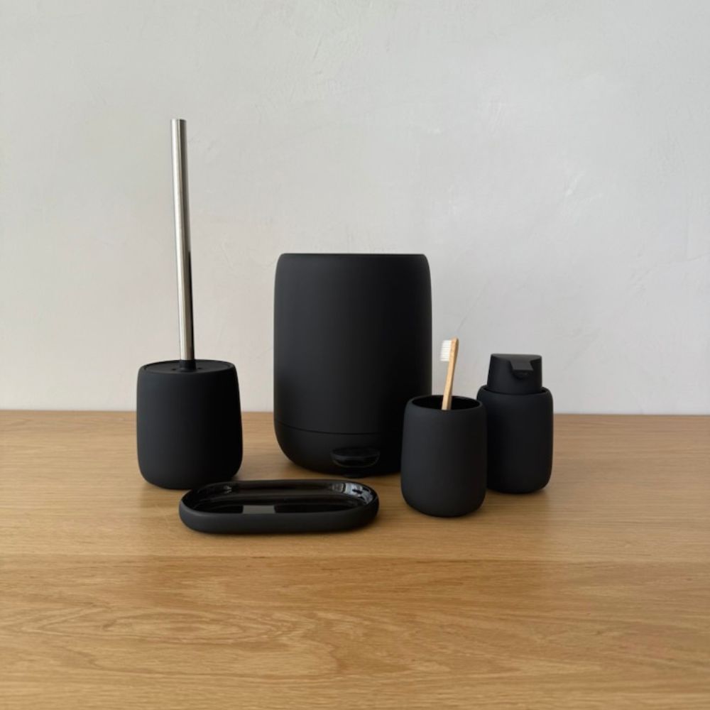 Blomus Pure Silicone Pedal Bin - Black