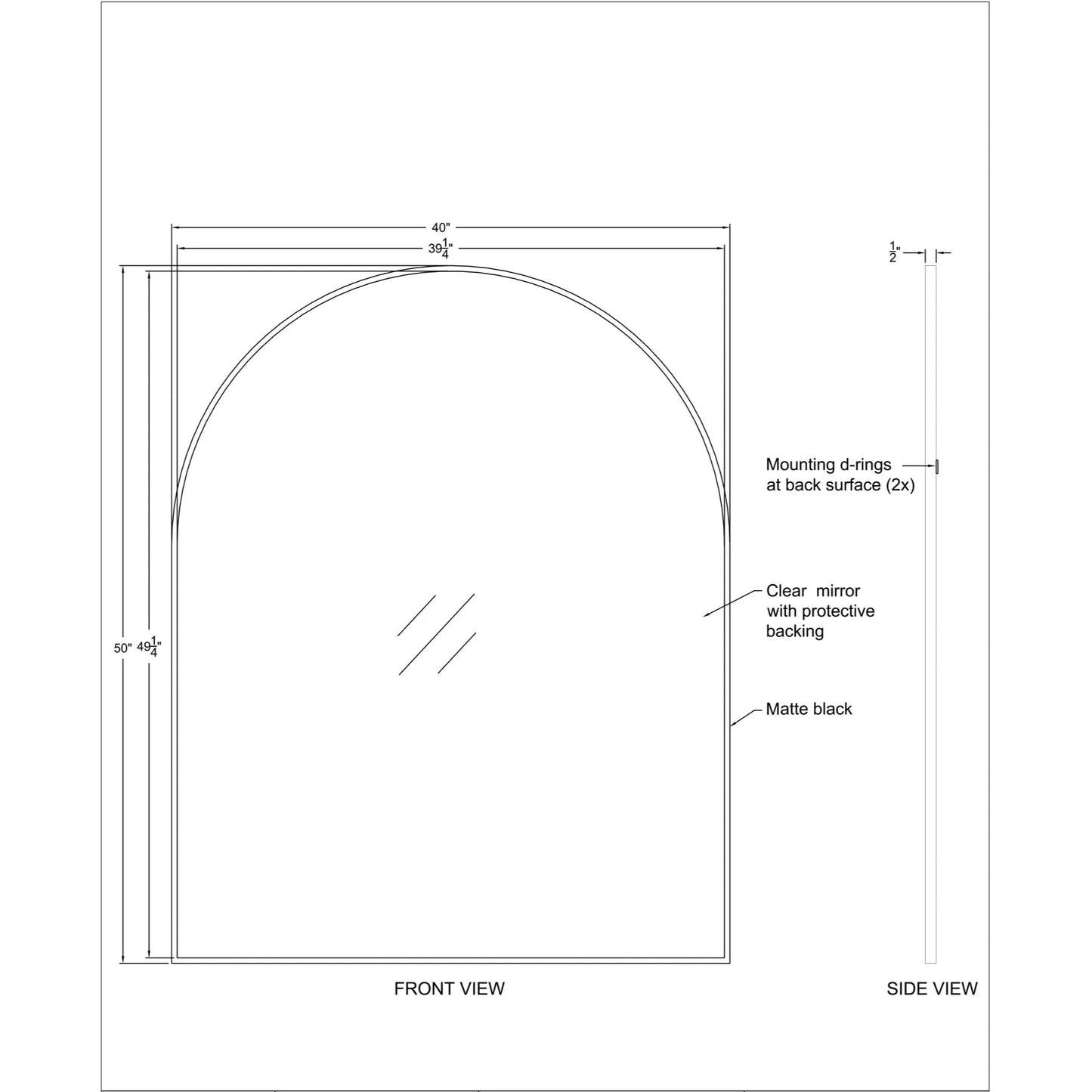 Jackson Framed Wall Mirror