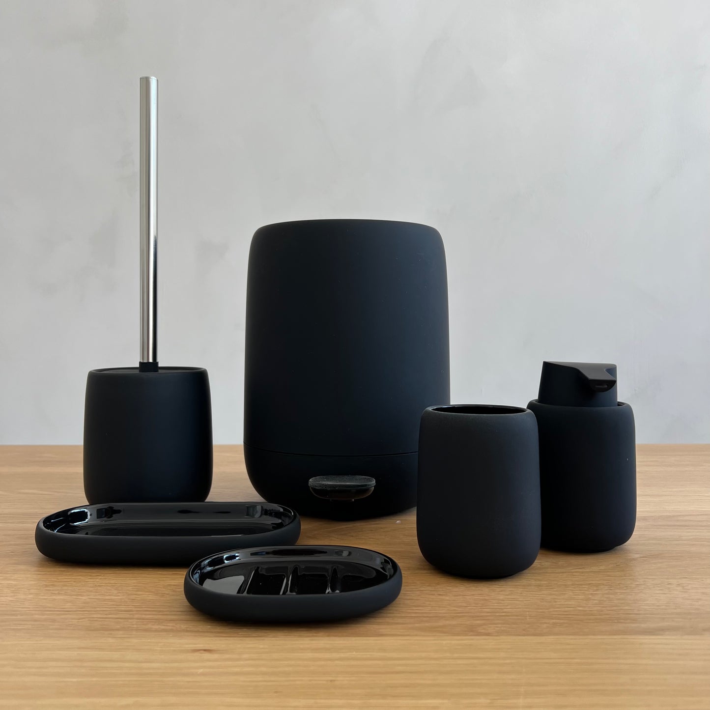 Pure Ceramic Toilet Brush - Black