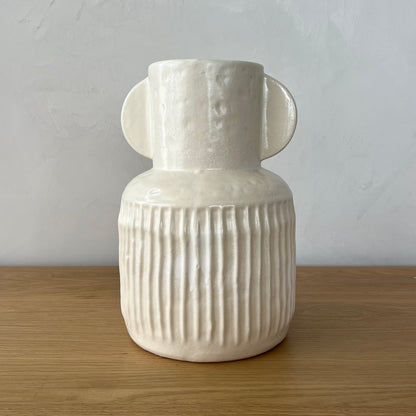Jane Eggshell Ceramic Vase