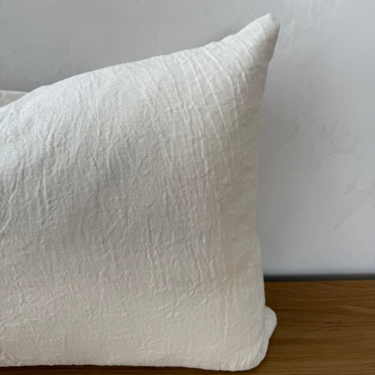 Lumbar Linen Pillow Cover