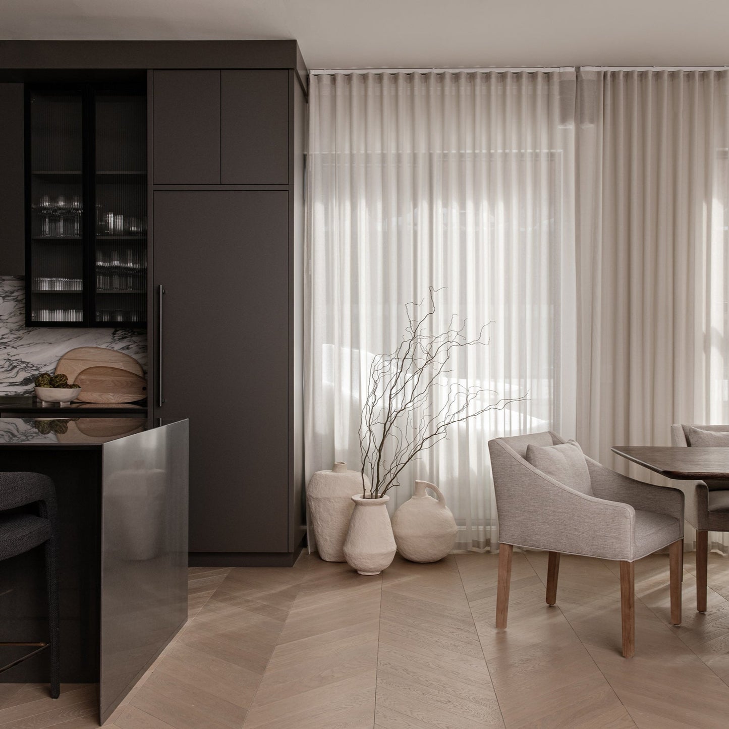 Timeless Sphere Paper Mache Vase