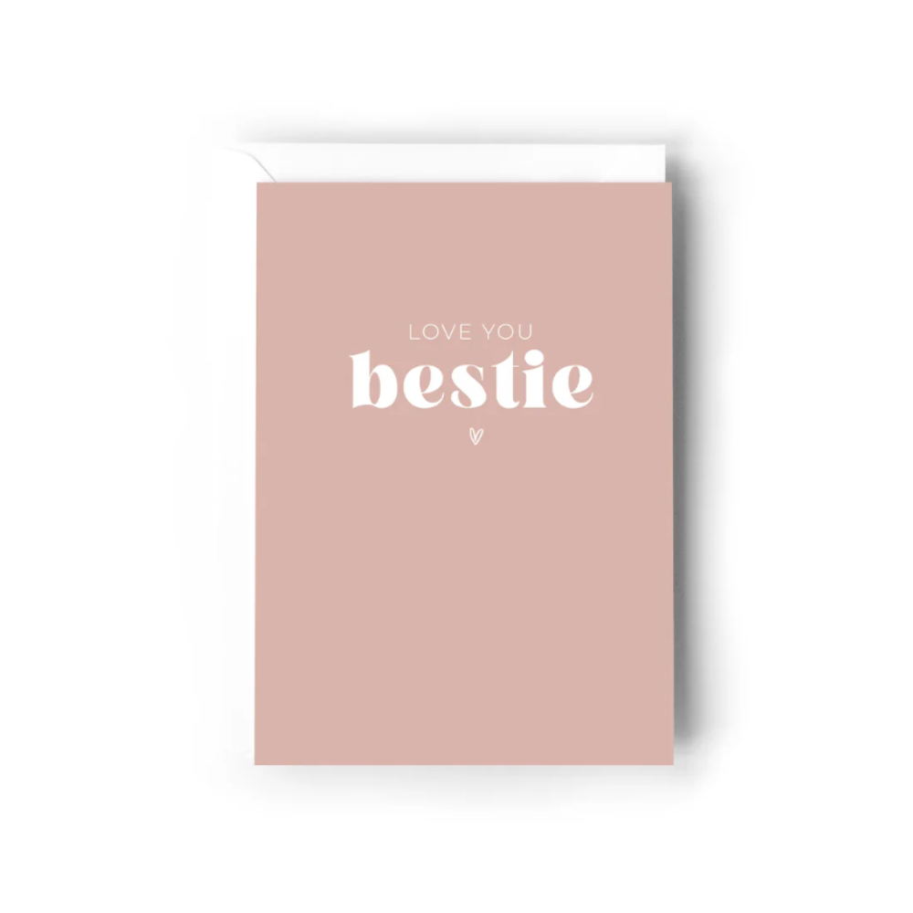 "Bestie" Greeting Card