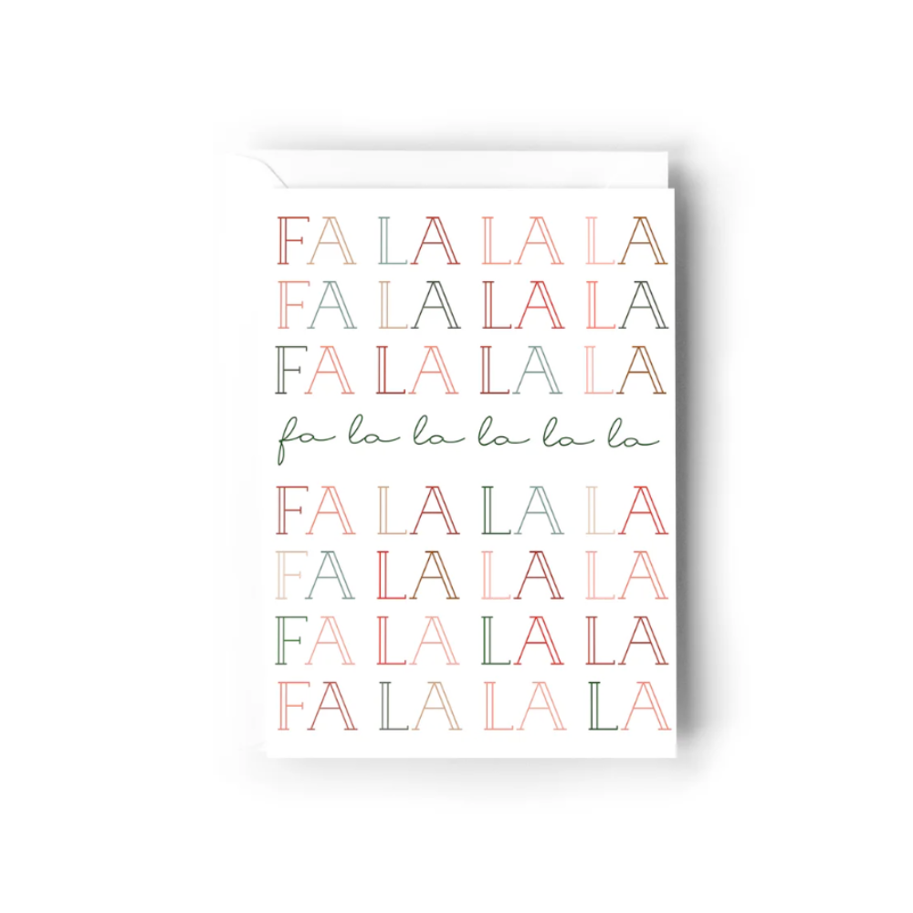 "Falalalala" Greeting Card
