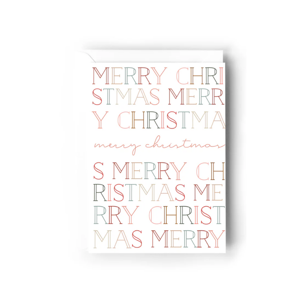 "Merry Christmas" Greeting Card
