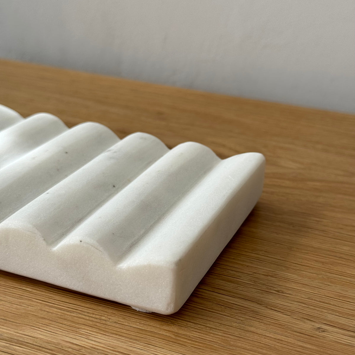 Alabaster Marble Carved Soap Dish