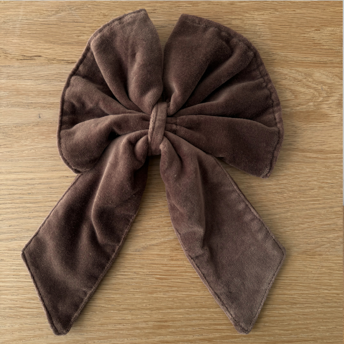 Velvet Bow Clip