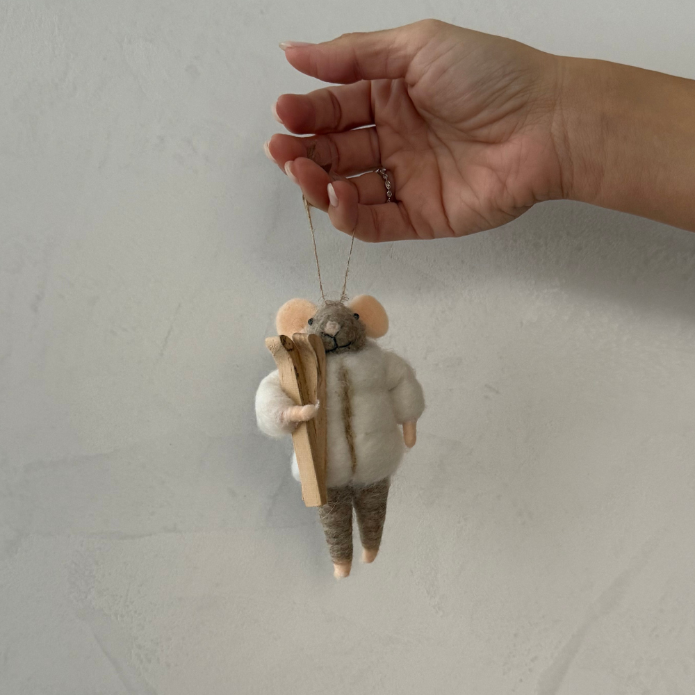 Montcler Mouse Holiday Ornament