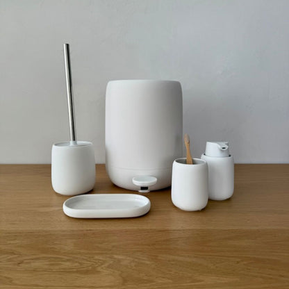 Blomus Pure Silicone Pedal Bin - White