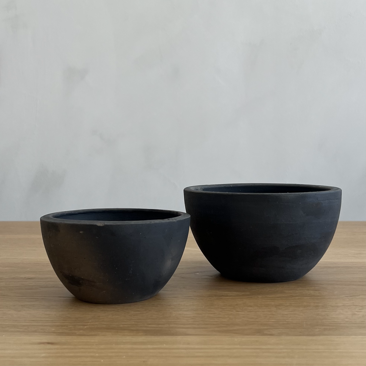 Altro Black Terracotta Nesting Bowls