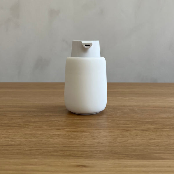 Pure Ceramic Soap Dispenser - White