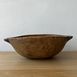 Antique large wood Bowl