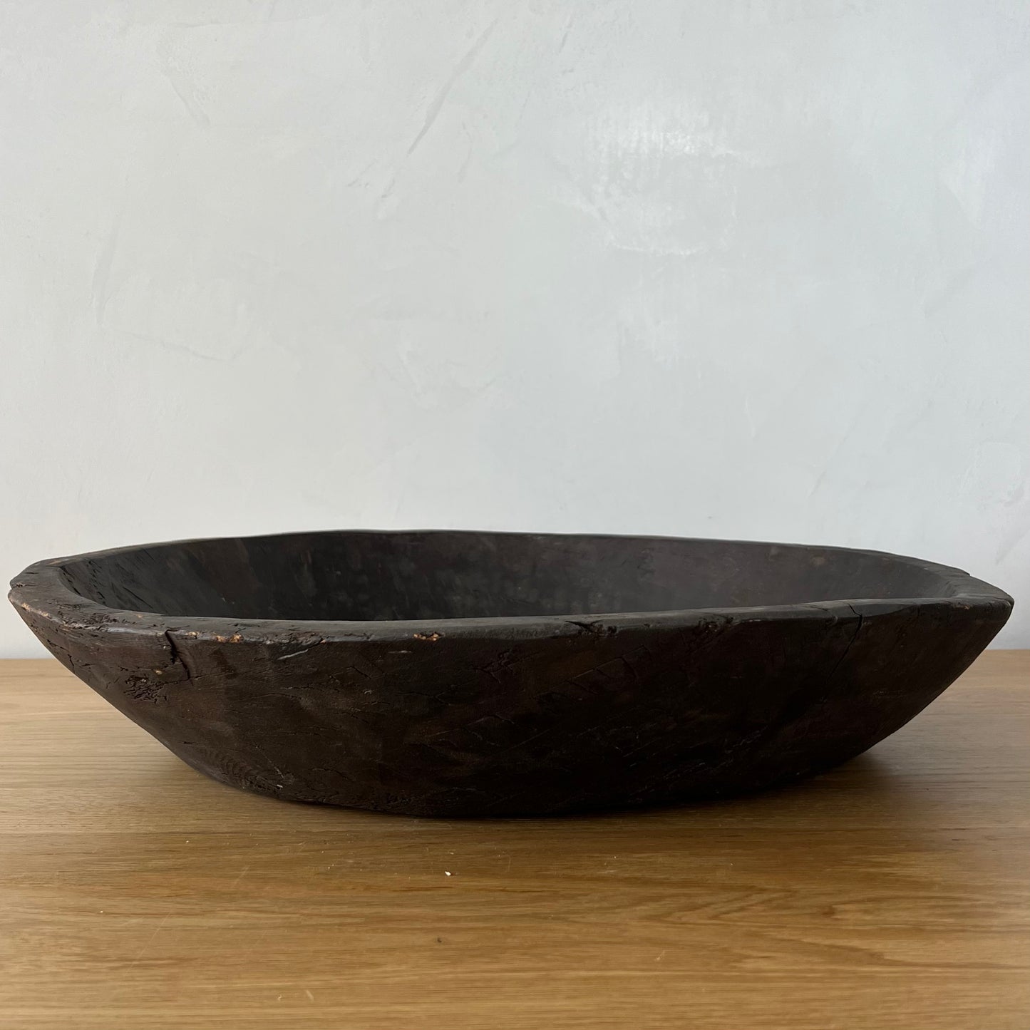 Anita Dark Solid Wood Bowl
