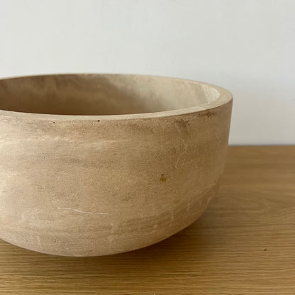 Luangwa Large Beige Salad Bowl