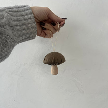 Mushroom Ornament - Green