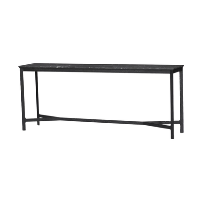 Hammered Iron Console Table