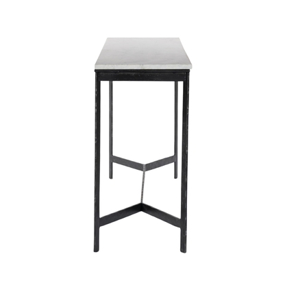 Hammered Iron Console Table