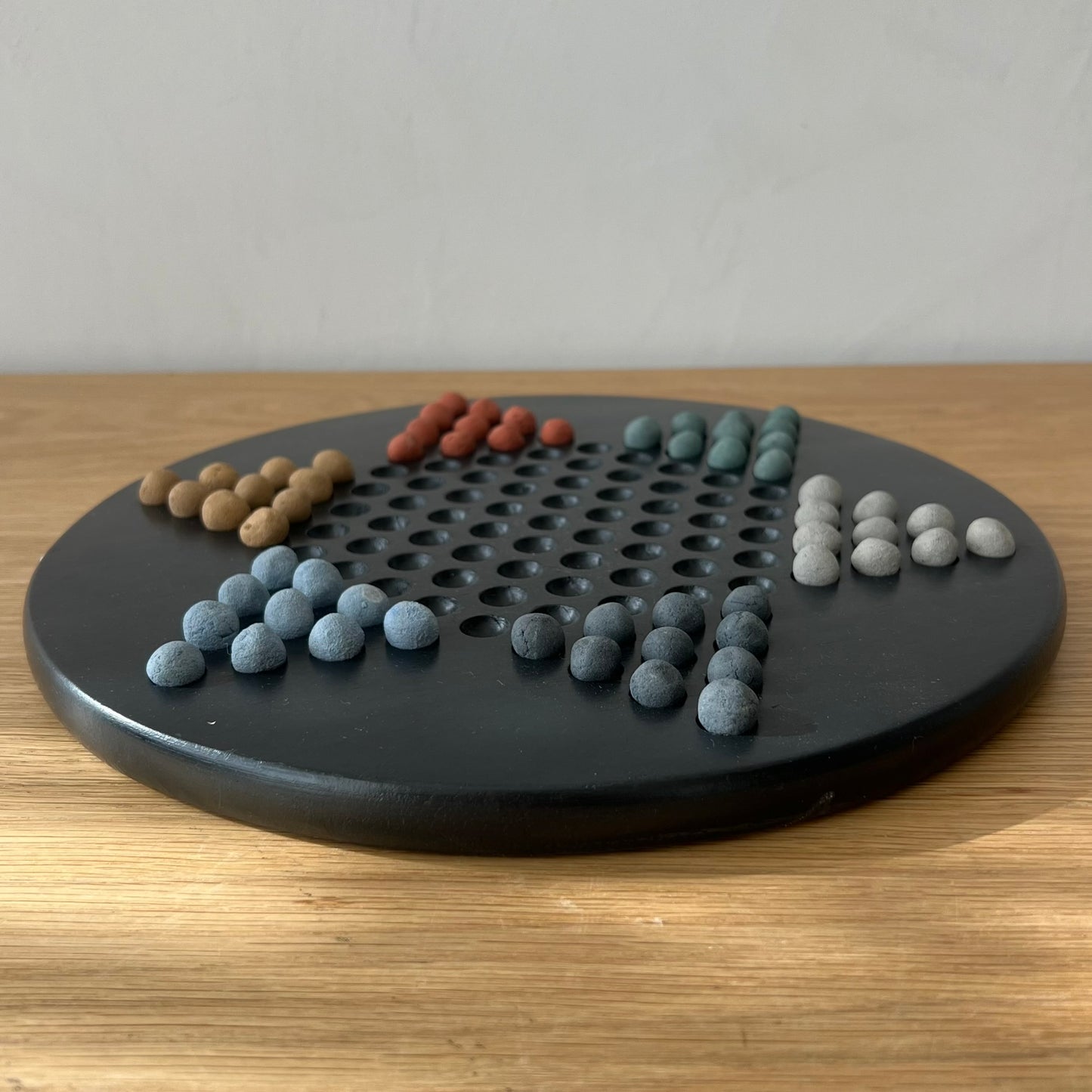 Black Concrete Chinese Checkers