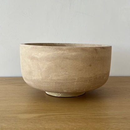 Luangwa Large Beige Salad Bowl