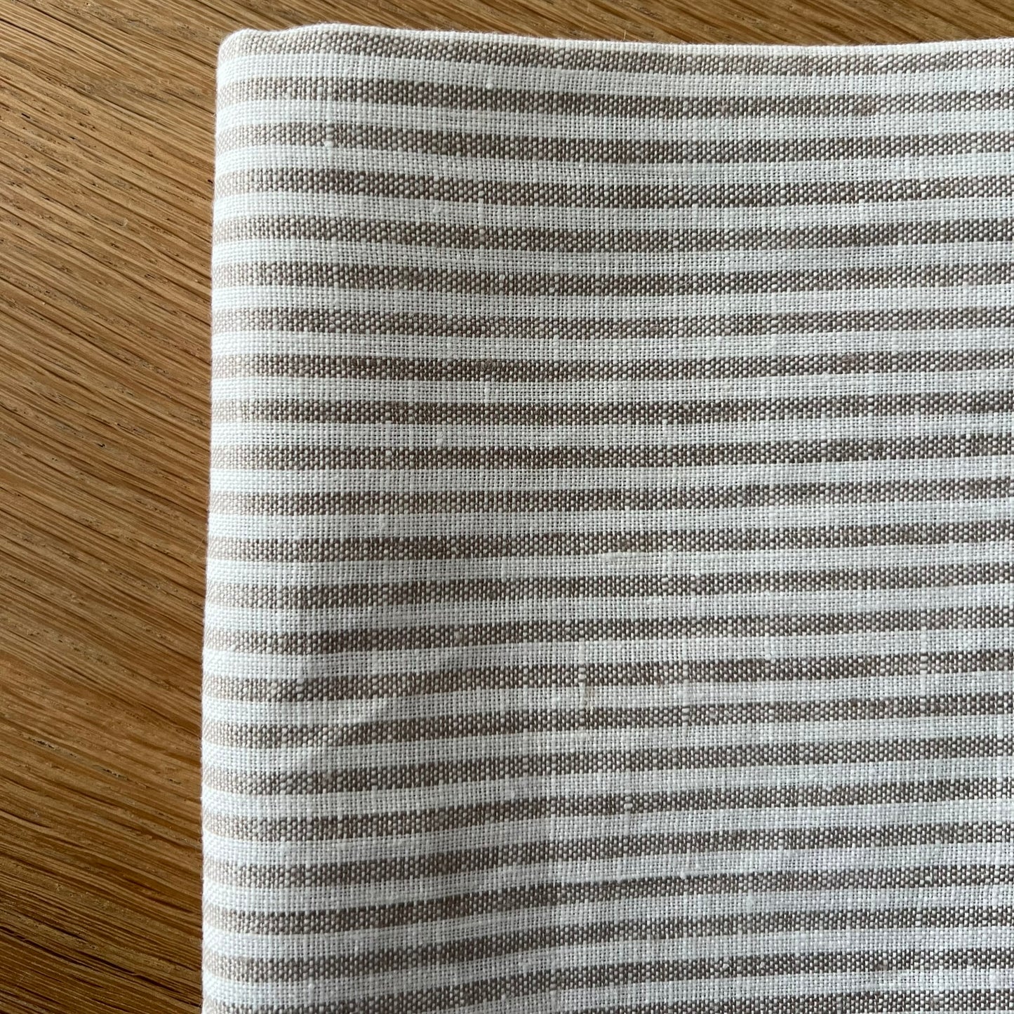 Lily Striped Linen Tea Towel