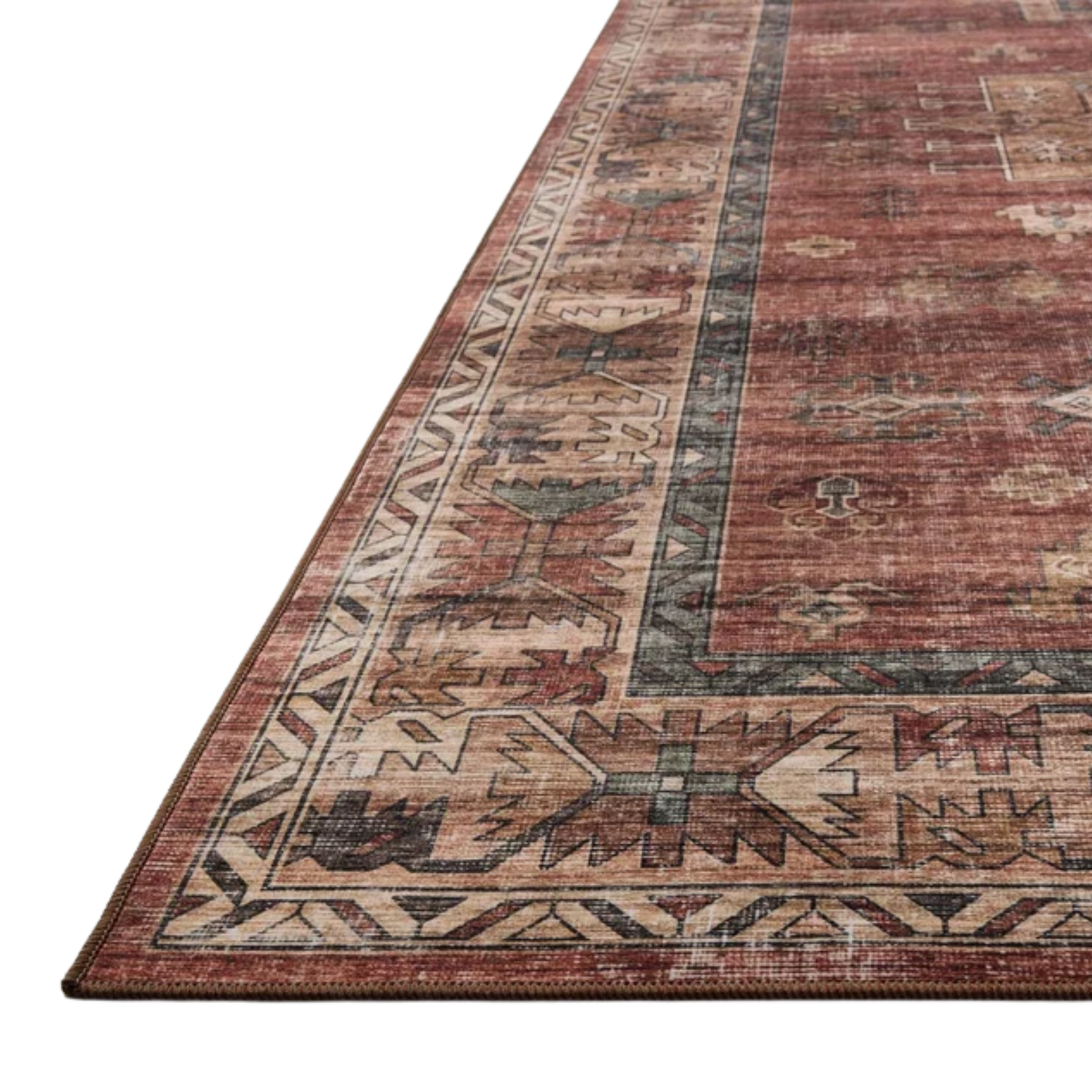 Anniston Machine Washable Runner - Spice Multi