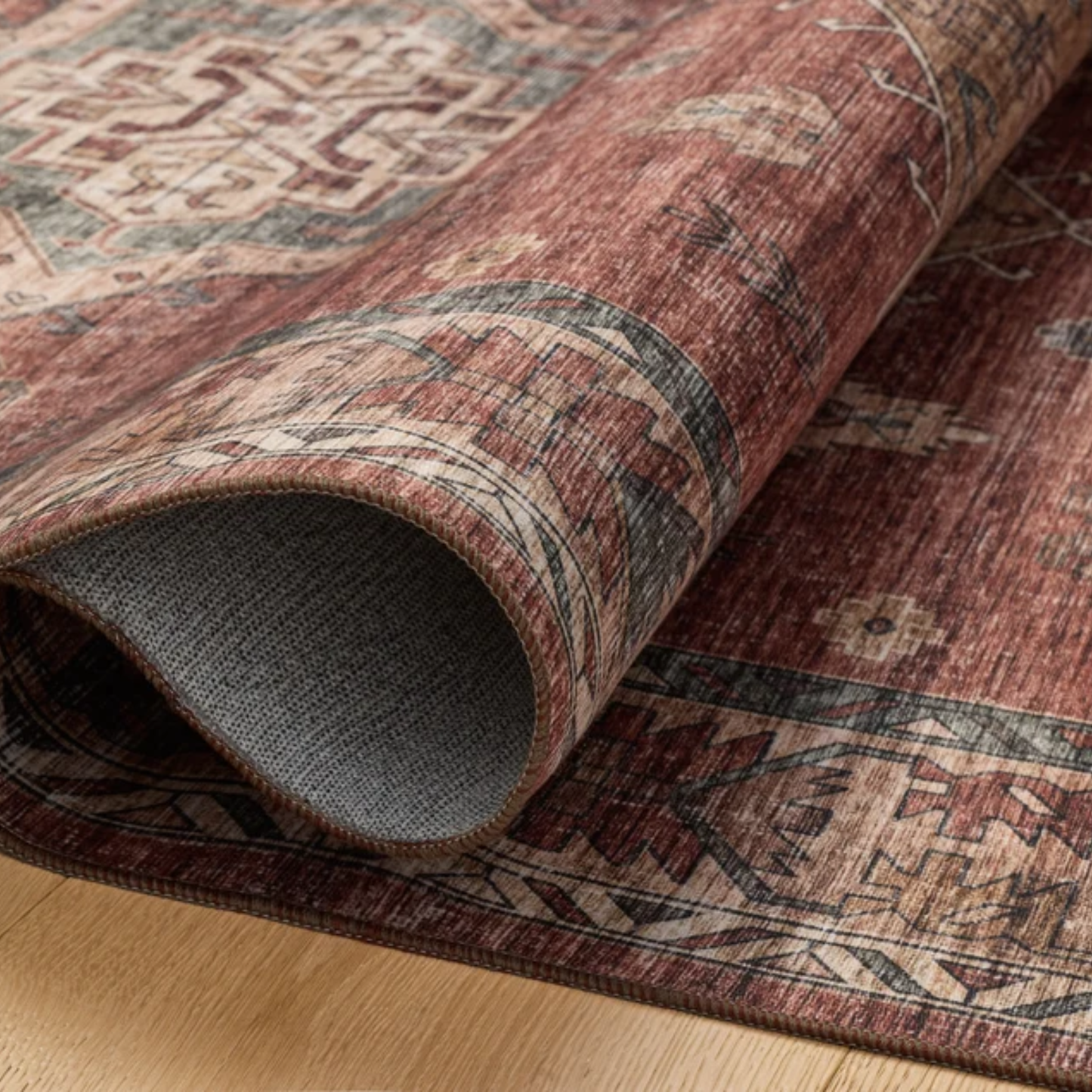 Anniston Machine Washable Runner - Spice Multi
