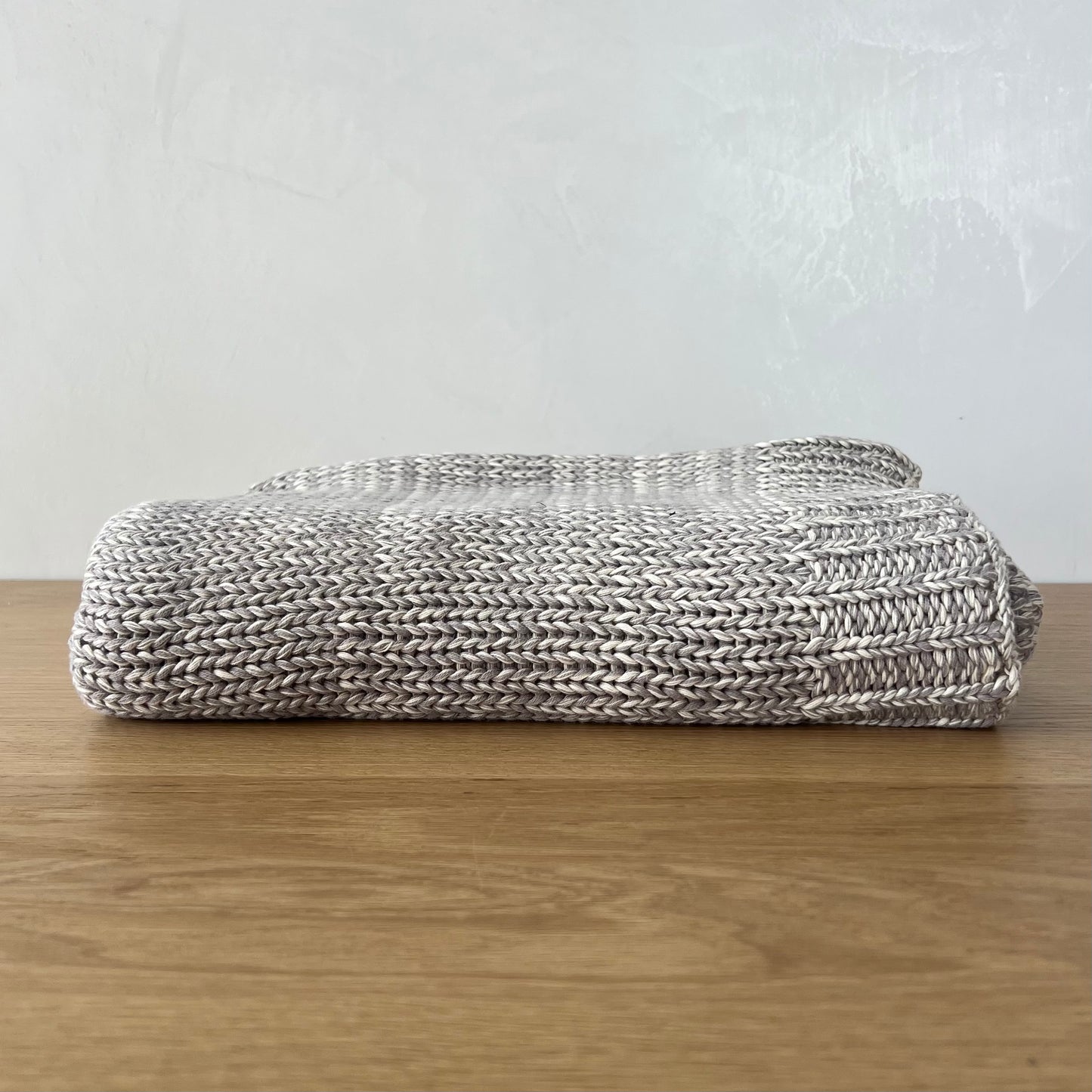 Shawn Light Grey Marled Throw