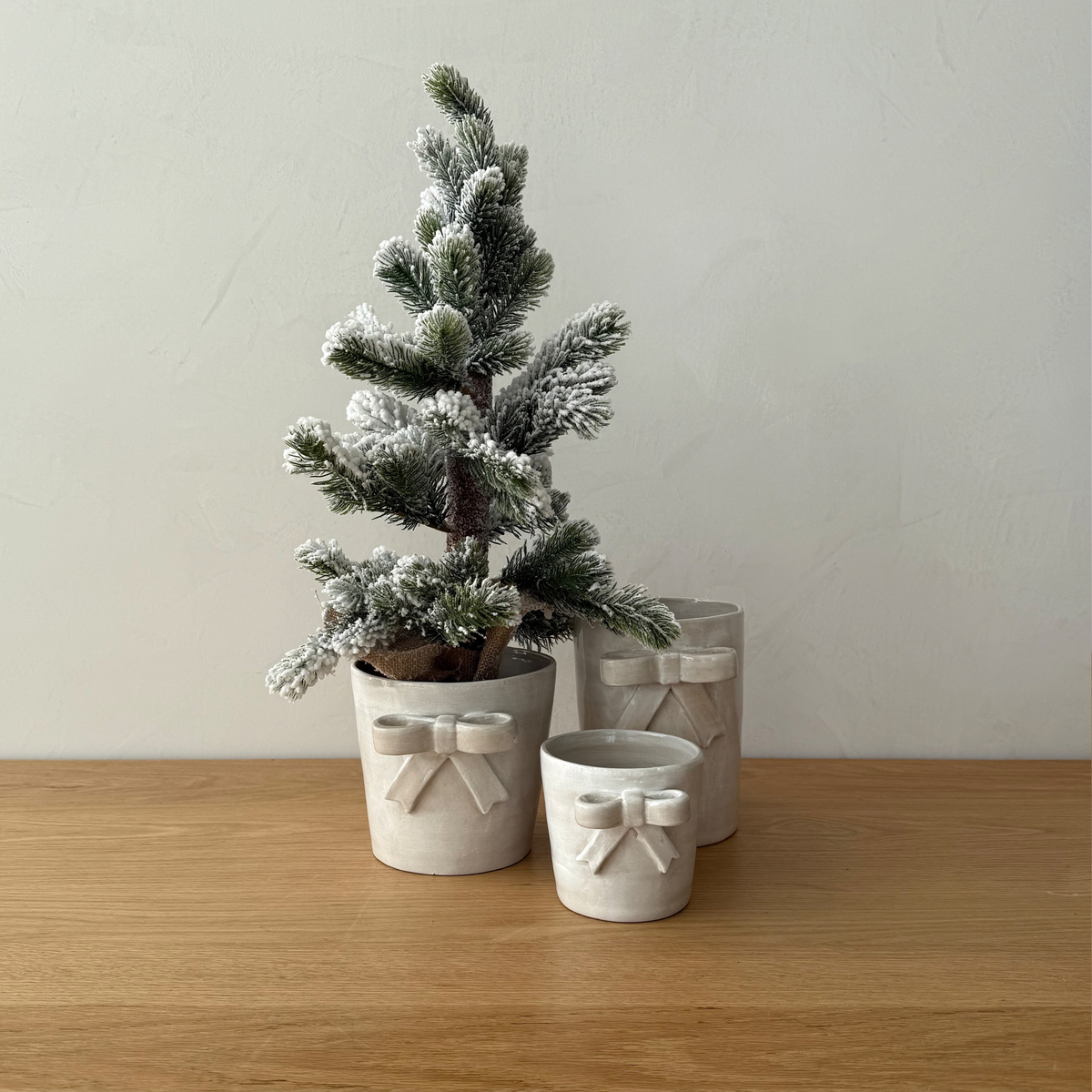 Frosted Pine Decor Tree