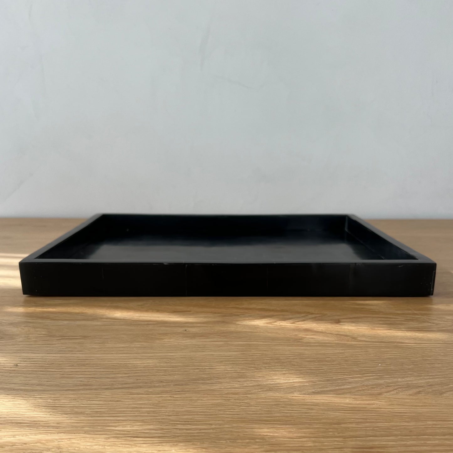 Lane Rectangular Black Tray