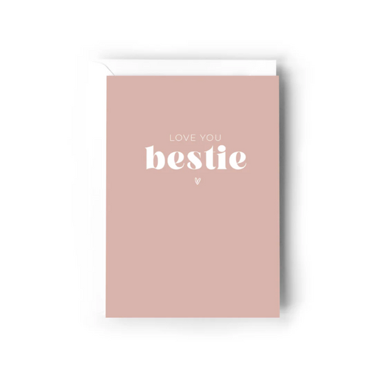"Bestie" Greeting Card
