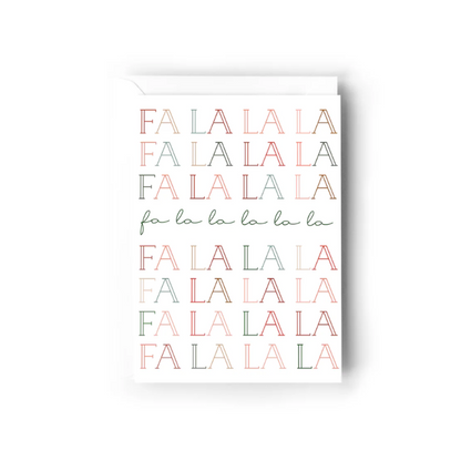 "Falalalala" Greeting Card