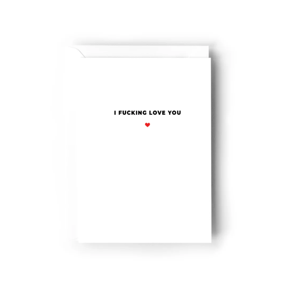 "Love you" Greeting Card