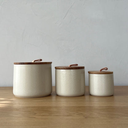 Minimo Canister with Oak Lid