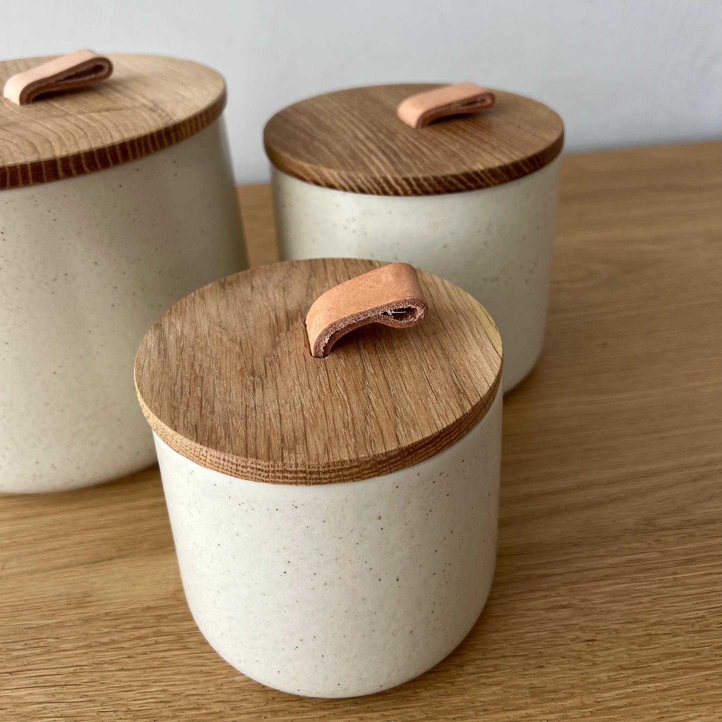 Minimo Canister with Oak Lid