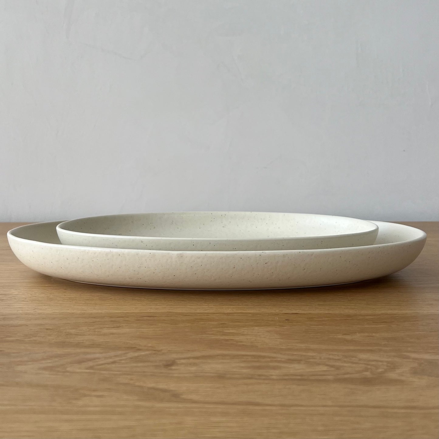 Minimo Vanilla Oval Platter