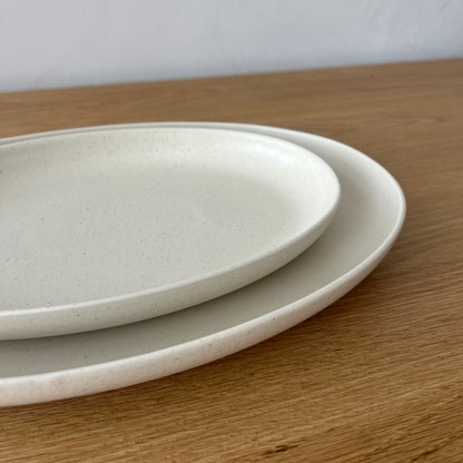 Minimo Vanilla Oval Platter