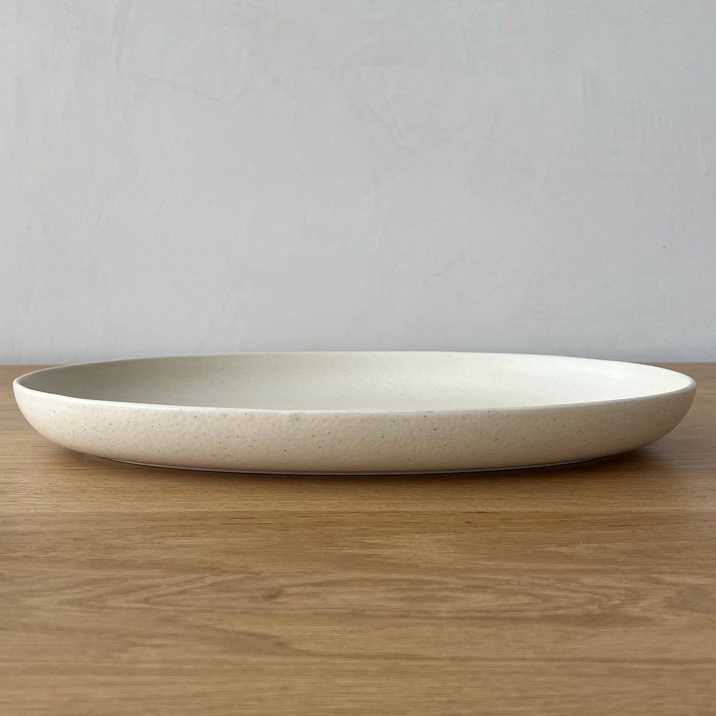 Minimo Vanilla Oval Platter