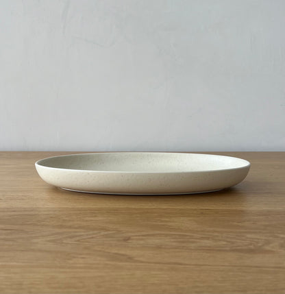 Minimo Vanilla Oval Platter