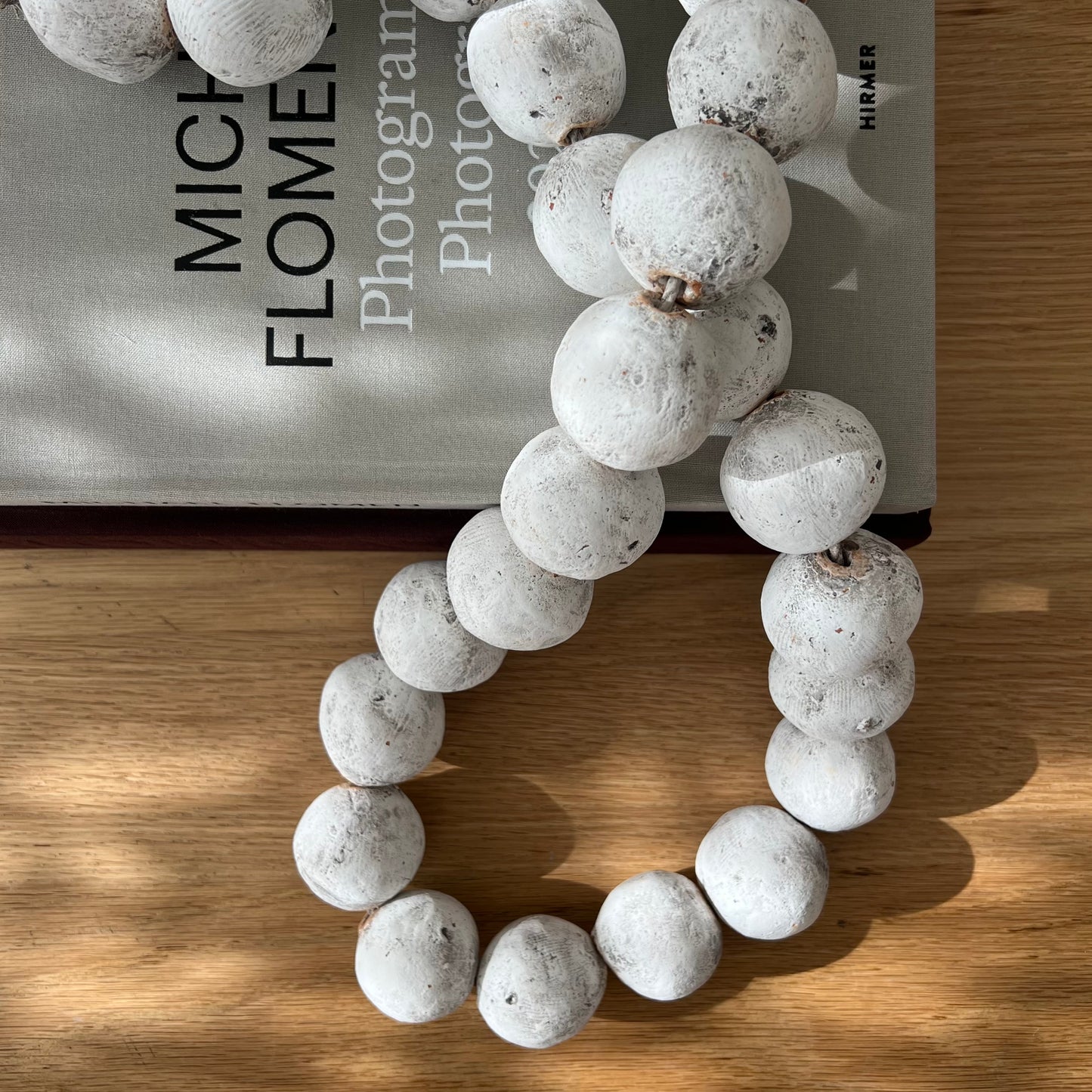 Ethereal White Ash Beads