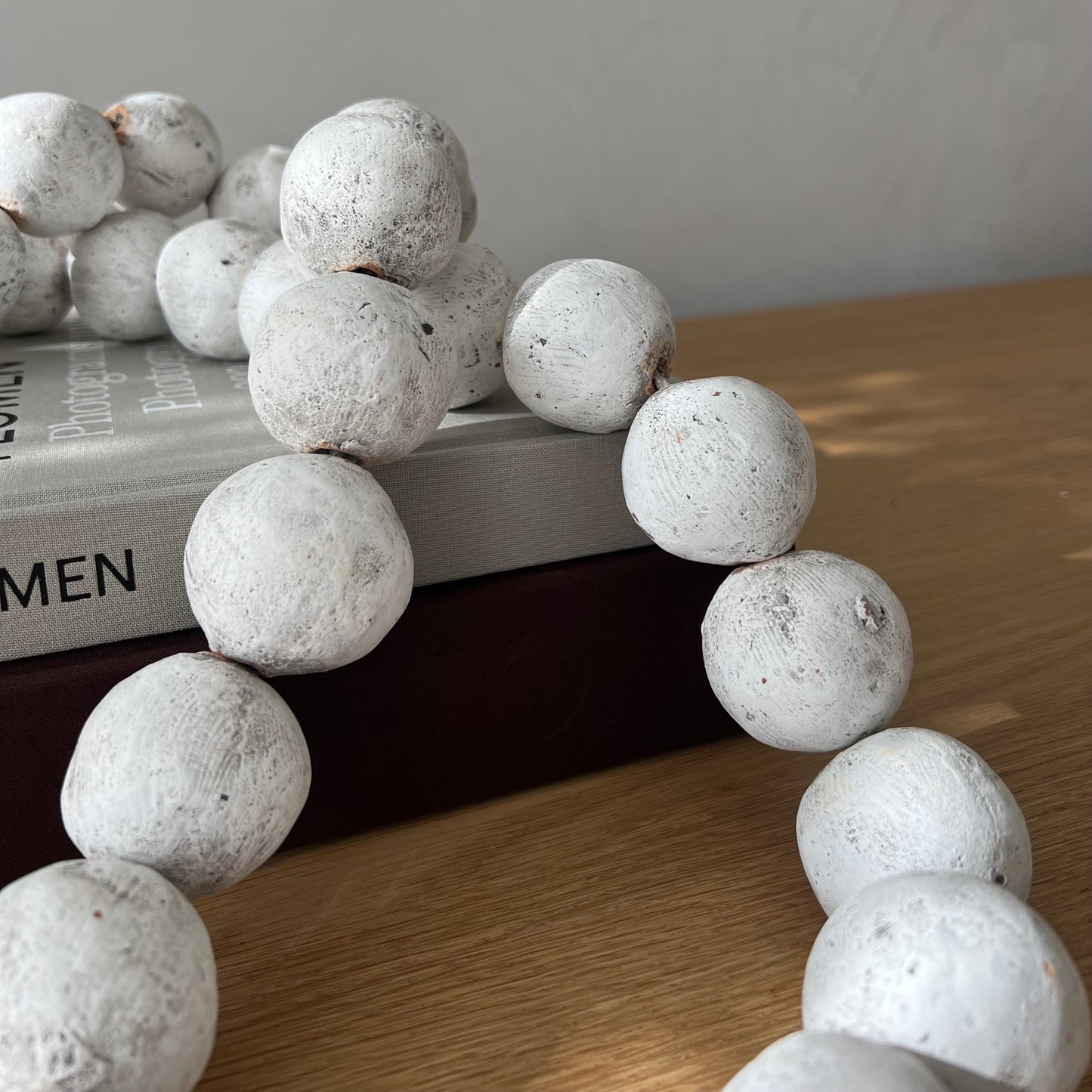 Ethereal White Ash Beads