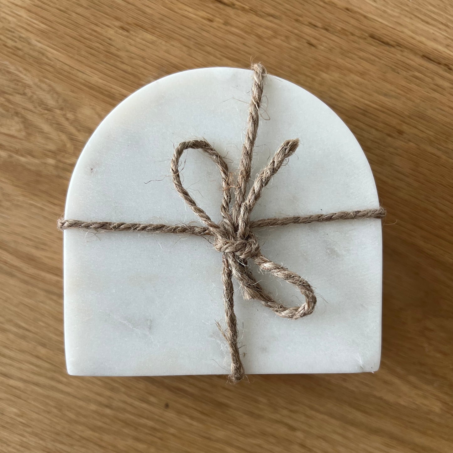 Ivy Arched Marble Coasters