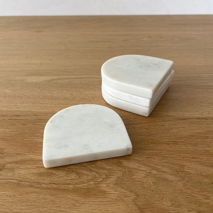 Ivy Arched Marble Coasters