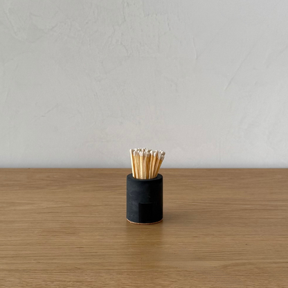 Cylinder Match Holder - White Matches