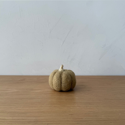 Moss Felt Pumpkins