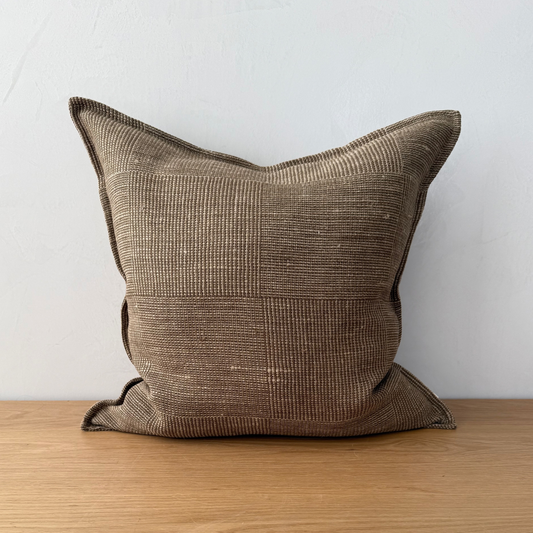 Patch Weave Linen Pillow