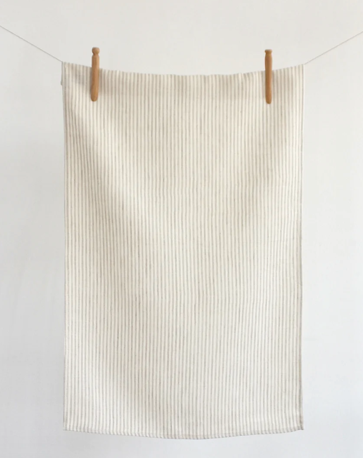 Lily Thin Striped Natural & Ivory Tea Towel