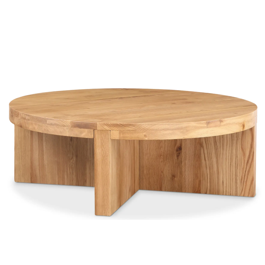  ROUND COFFEE TABLE NATURAL