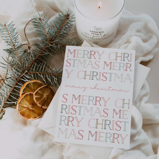 "Merry Christmas" Greeting Card
