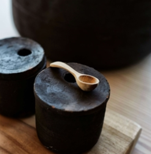 Hugge Terracotta Brown Salt and Pepper Set