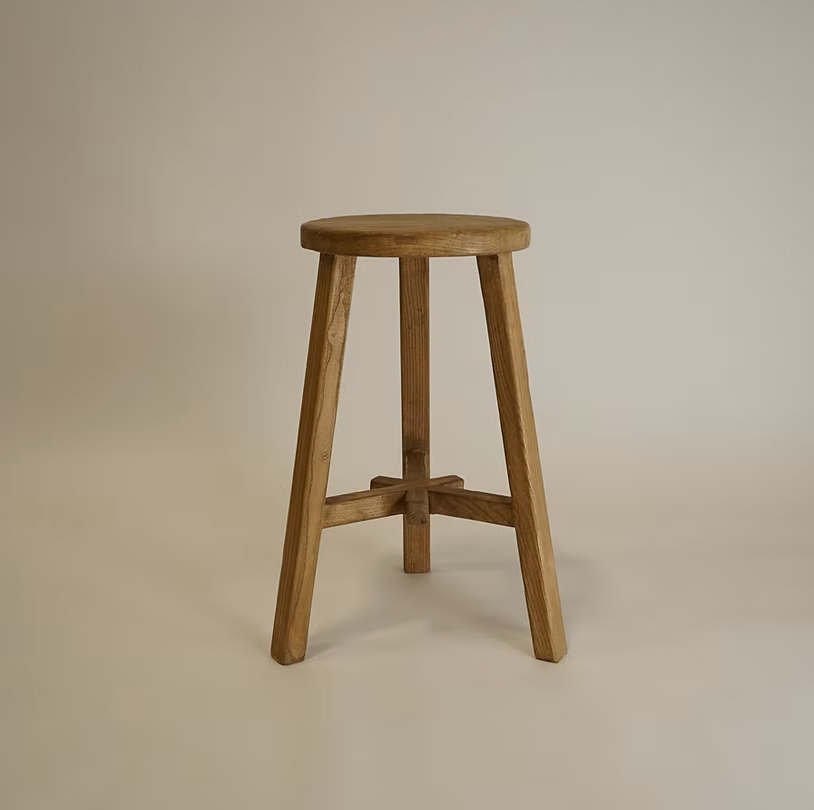 Dobbie Reclaimed Wood Stool